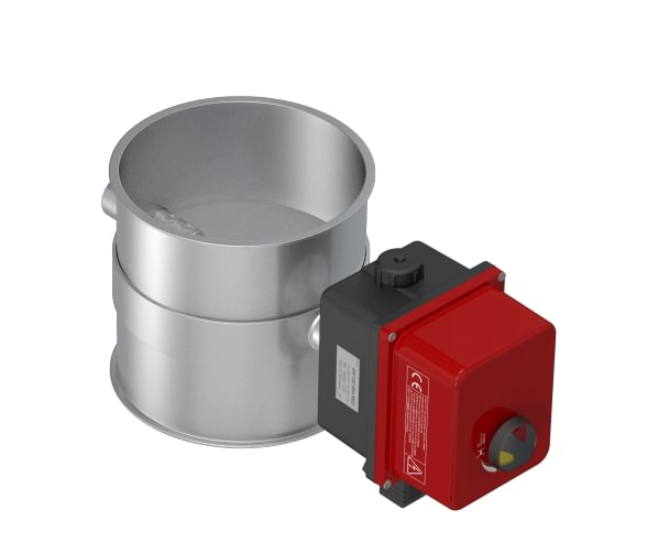 Vožtuvas uždarymo be tarpinės d100/1,5mm, El. 220V, dažytas