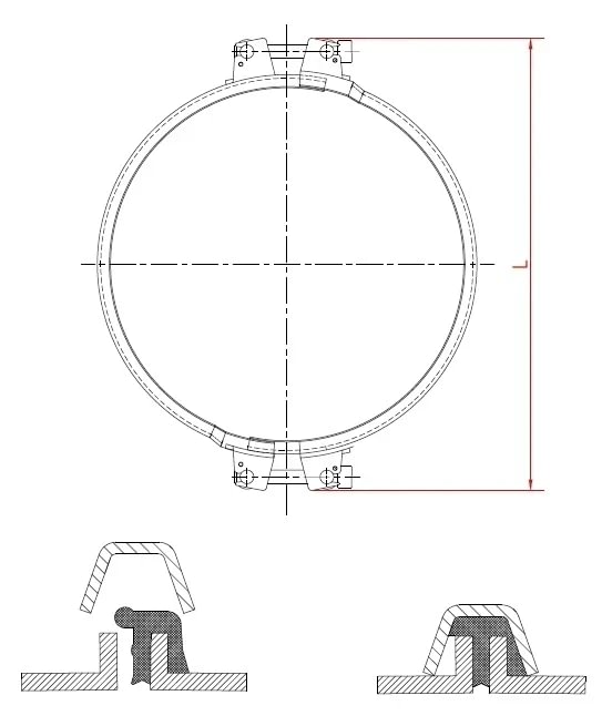 Sąvarža d100/ 1-2mm cink.