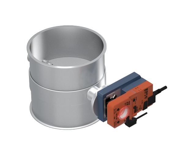 Vožtuvas uždarymo be tarpinės d120/2mm, El. 24V, nerūdijančio plieno