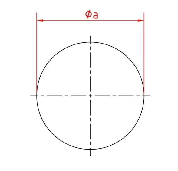 Aklė (dangtis met.) d350/2mm