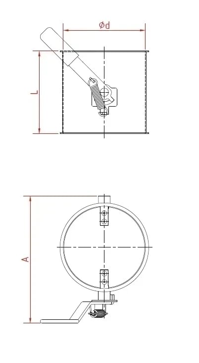Maišymo vožtuvas be tarpinės d300/2mm, nerūdijančio plieno