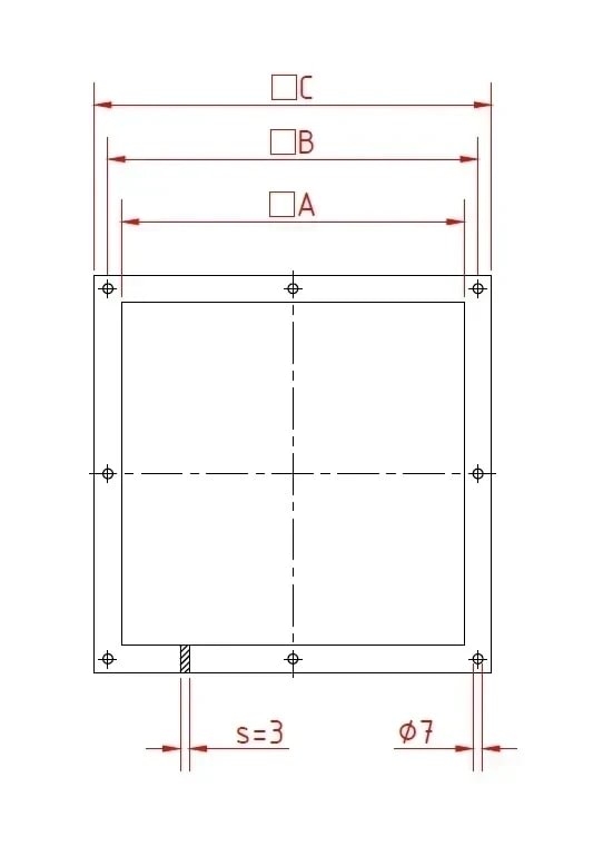 Tarpinė plokščia d80 x 3 mm, silikoninė, mėlyna