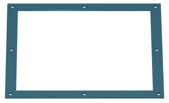 Tarpinė plokščia d80 x 3 mm, silikoninė, mėlyna