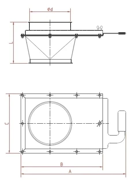 Sklendė rankinė d80/1,5mm, dažytas