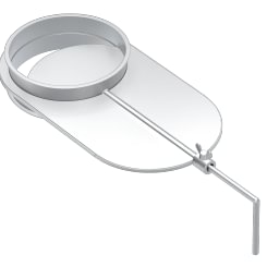 Sklendė oro reguliavimo d80/1,5mm, dažytas