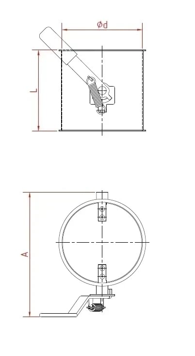 Maišymo vožtuvas be tarpinės d100/2mm, cinkuotas