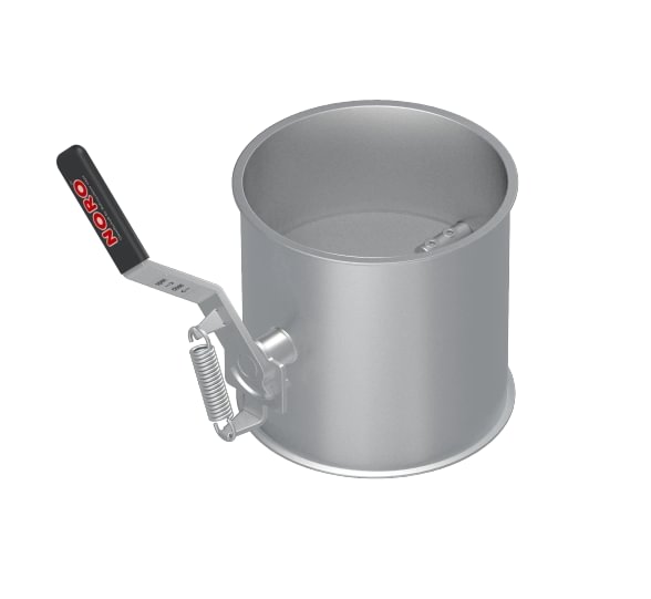 Maišymo vožtuvas be tarpinės d100/2mm, 1.0330, powder-coated manually operated