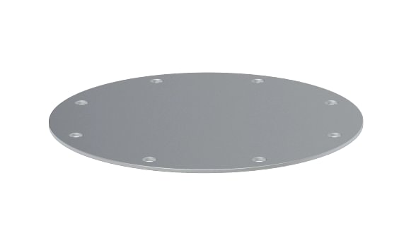 Aklė ant flanšo d100/3mm, nerūdijančio plieno