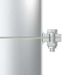 Varžtų kompl. flanšams d140 - 250, M10, 35mm ilgio, cinkuoti, 100 vnt.