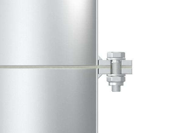 Varžtų kompl. flanšams d140 - 250, M10, 35mm ilgio, cinkuoti, 100 vnt.