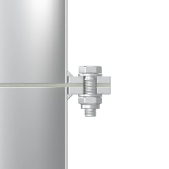 Varžtų kompl. flanšams d80 - 120, M8, 30mm ilgio, cinkuoti, 100 vnt.