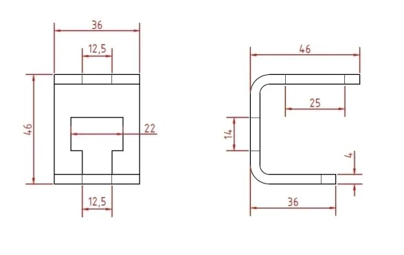 Laikiklis tvirtinimo, 10 vnt, cinkuotas