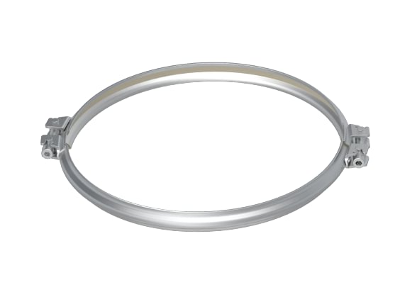 Sąvarža su hermetiku d100mm/1,5mm, cinkuota