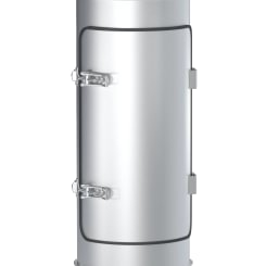 Vamzdis išvalymui d150/1,5mm, 488mm ilgio, dažytas