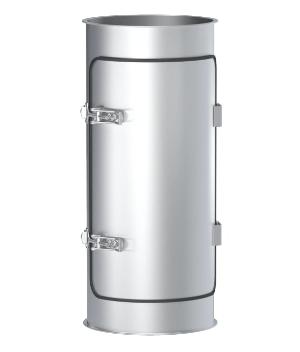 Vamzdis išvalymui d175/2mm, 488mm ilgio, dažytas