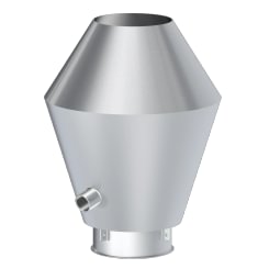 Gaubtas nukreipiamasis d80mm/1,5mm, cinkuotas