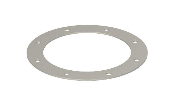 Tarpinė plokščia d150mm/3mm, Silikoninė, skaidri