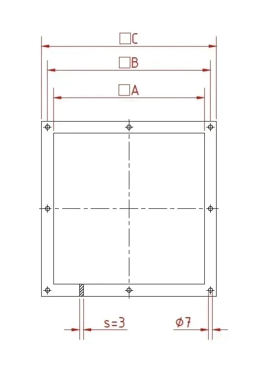 Tarpinė plokščia d100 x 3 mm, silikoninė, mėlyna