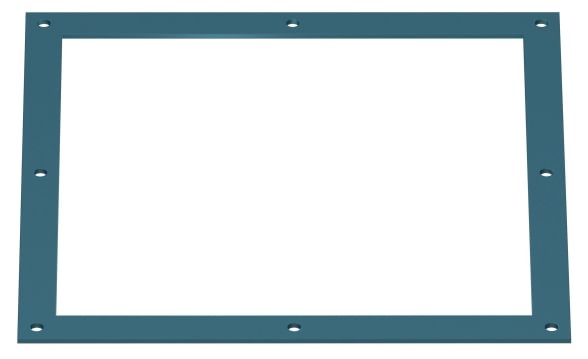 Tarpinė plokščia d100 x 3 mm, silikoninė, mėlyna