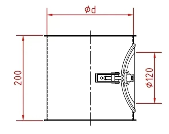 Langelis revizinis d150/ 1,5mm