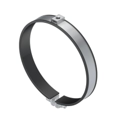 Laikiklis vamzdžiui d80mm, M10, nerūdijančio plieno