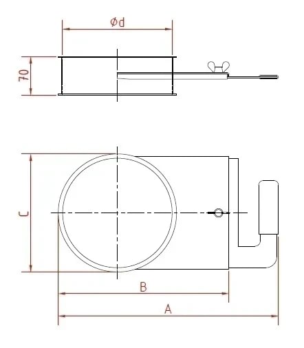 Sklendė rankinė  d150/ 2 mm