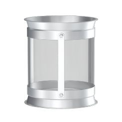 Vamzdis revizinis stiklinis d120/ 1mm/ 200mm