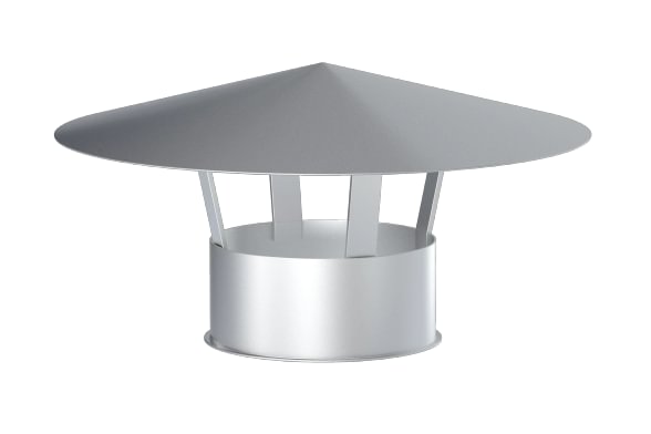 Vamzdžio stogelis d450/2mm, nerūdijančio plieno