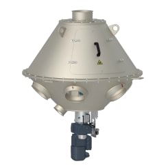 Skirstytuvas rotorinis elektrinis d100, 45°, 4 krypčių, dažytas