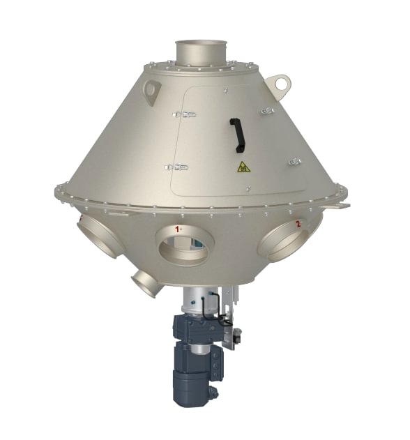 Skirstytuvas rotorinis elektrinis d175, 45°, 14 krypčių, dažytas