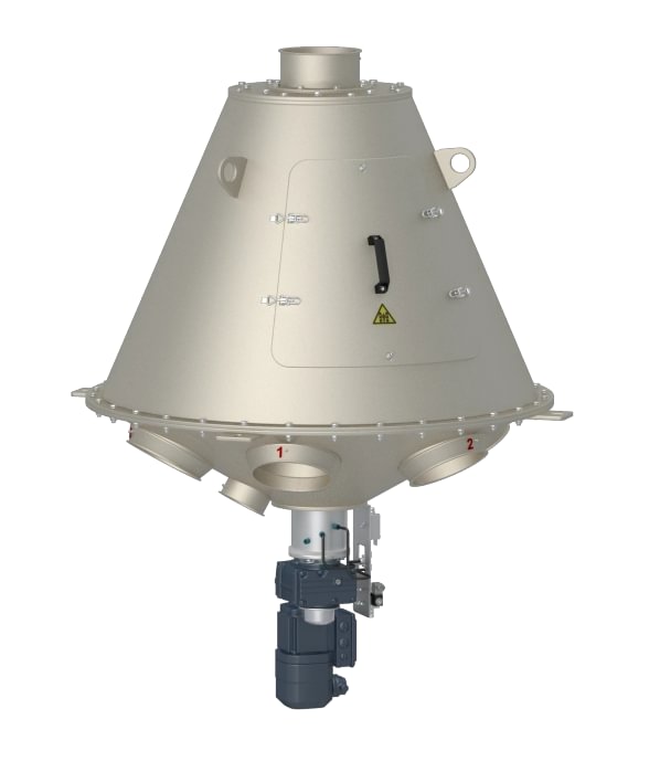Skirstytuvas rotorinis elektrinis d120, 60°, 16 krypčių, dažytas