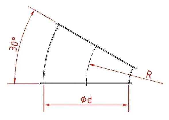 Alkūnė  d200/ 3mm/ 30 laips. daž.