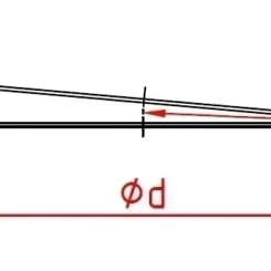 Alkūnė  d100/ 2 mm/ 5 laips.