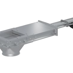 Sklendė po bokštu 24 V d150mm, dažyta