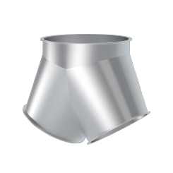 Trišakis simetrinis d100/80/80/1,5mm, 60°, dažytas