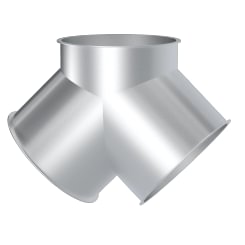 Trišakis Y sim. d150/150/150 x 2mm, 90 laip. daž.