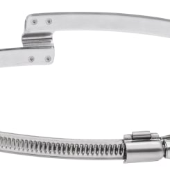 Sąvarža spiralinei žarnai d80, nerūdijančio plieno