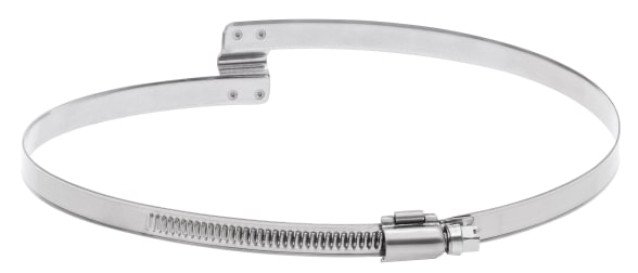 Sąvarža spiralinei žarnai d150, nerūdijančio plieno