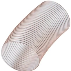 Žarna spiralinė d80mm/0,9mm, 1000mm ilgis, poliuretaninė (PUR), skaidri