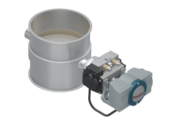 Vožtuvas uždarymo su tarpine d100/2mm, nerūdijančio plieno