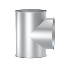 Trišakis T-forma d120/120/120 x 2mm 90 laip.