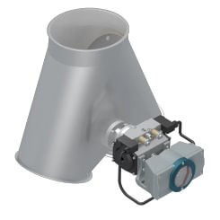 Skirstytuvas 2-jų kr. sim. d120/2mm 45 laip. pneum.