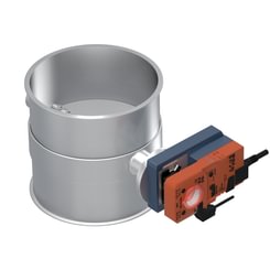 Vožtuvas uždarymo be tarpinės d80/1,5mm, El. 24V, dažytas