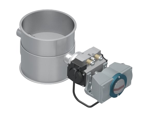 Vožtuvas uždarymo be tarpinės d100/1,5mm, El. 24V, nerūdijančio plieno