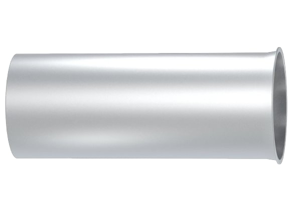 Teleskopinis vamzdis d100mm/1,5mm/500mm, nerūdijančio plieno