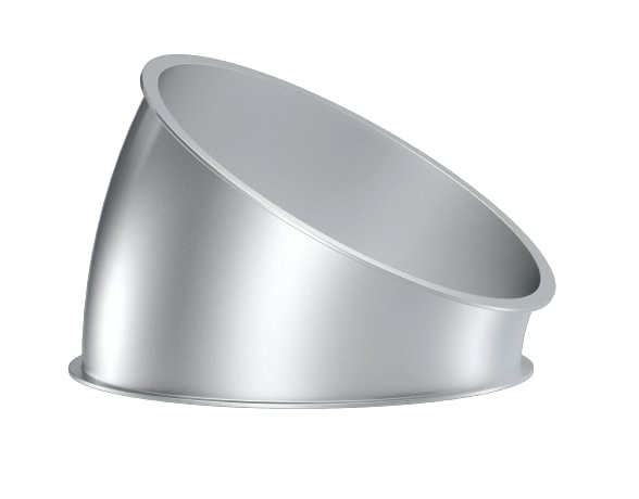 Alkūnė d120mm/2mm/30°, dažyta