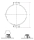 Sąvarža be hermetiko d150mm/3mm, nerūdijančio plieno