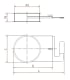 Sklendė rankinė d100/2mm, nerūdijančio plieno