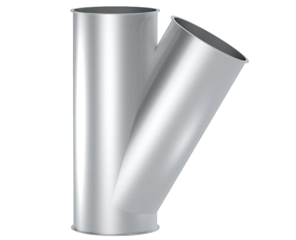 Trišakis asimetrinis d100/100/100/2mm, 30°, cinkuotas