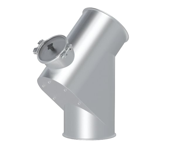 Stabdis srauto d200/2mm, 45°, nerūdijančio plieno